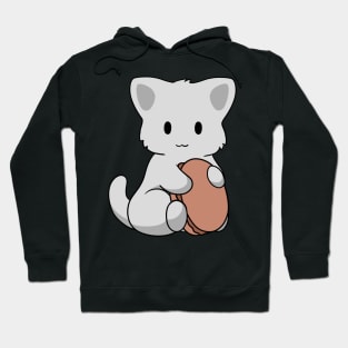 White Cat Macaron Hoodie